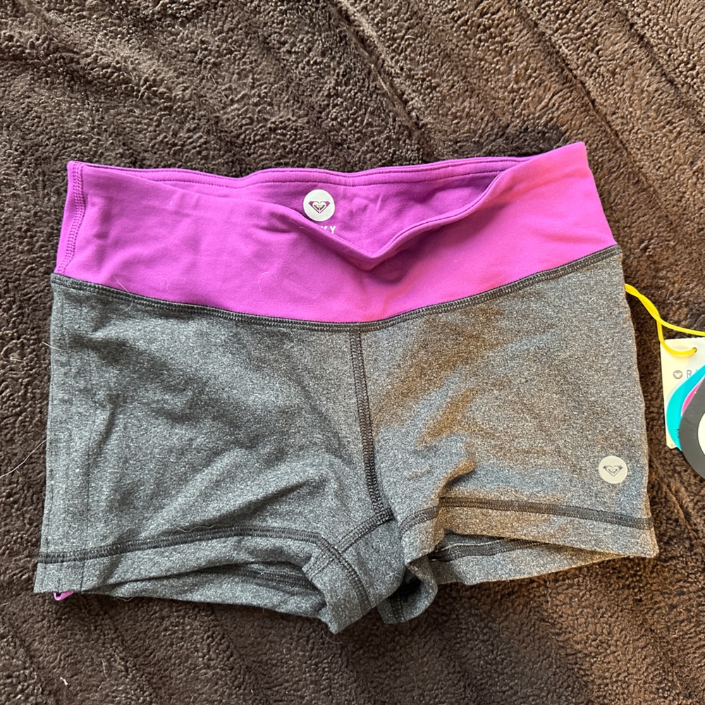 Roxy Gray and Purple Shorts